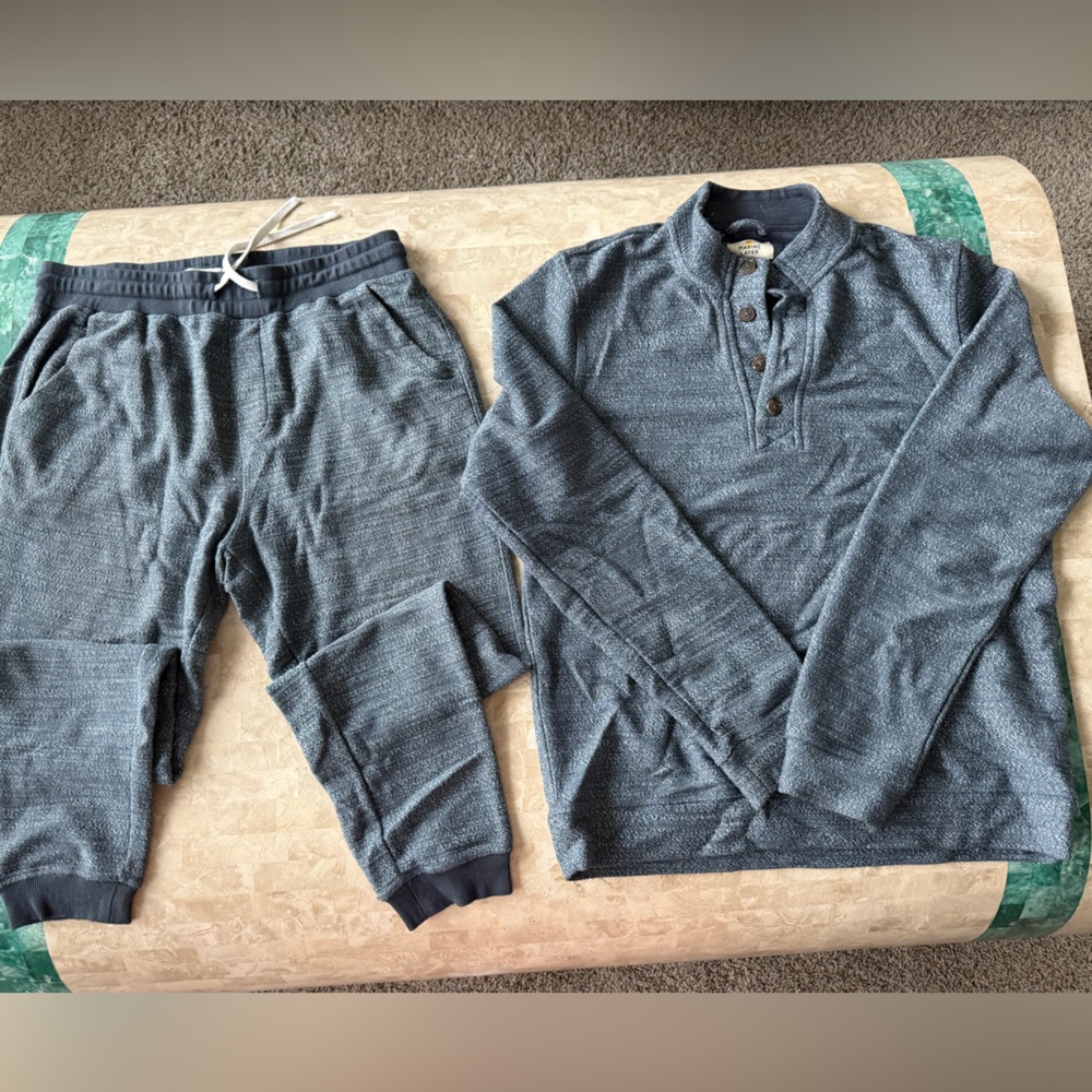Men’s marine layer matching tracksuit